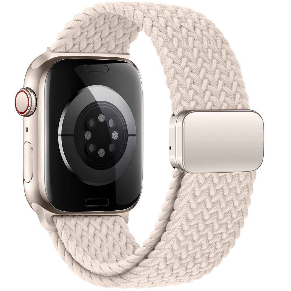 Tech-Protect Apple Watch 4 / 5 / 6 / 7 / 8 / 9 / SE (38 / 40 / 41 mm) siksniņa Nylonmag, bēša