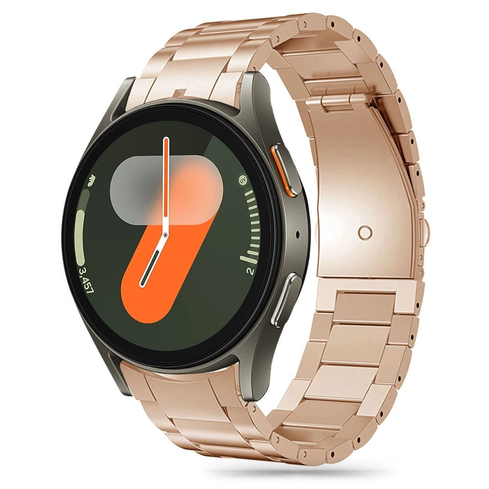 Tech-Protect Stainless strap for Samsung Galaxy Watch 4 / 5 Pro 6 7 FE - gold
