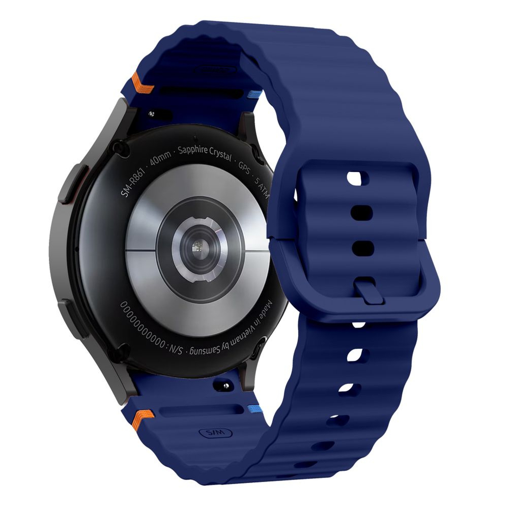 Tech-Protect Samsung Galaxy Watch 4 / 5 / 6 / 7 / FE siksniņa Silicone Sport, zila