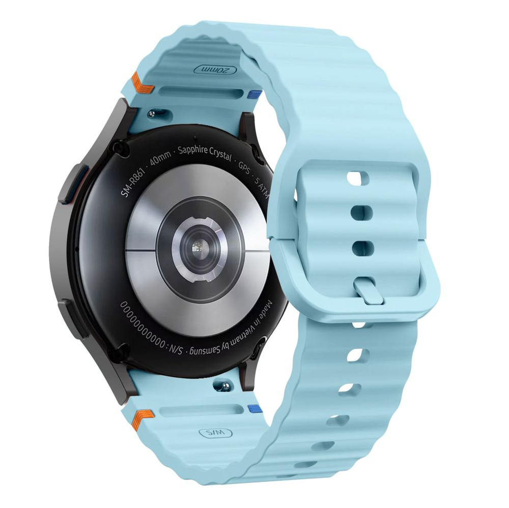 Силиконовый спортивный ремешок Tech-Protect для Samsung Galaxy Watch 4 / 5 Pro 6 7 FE -...