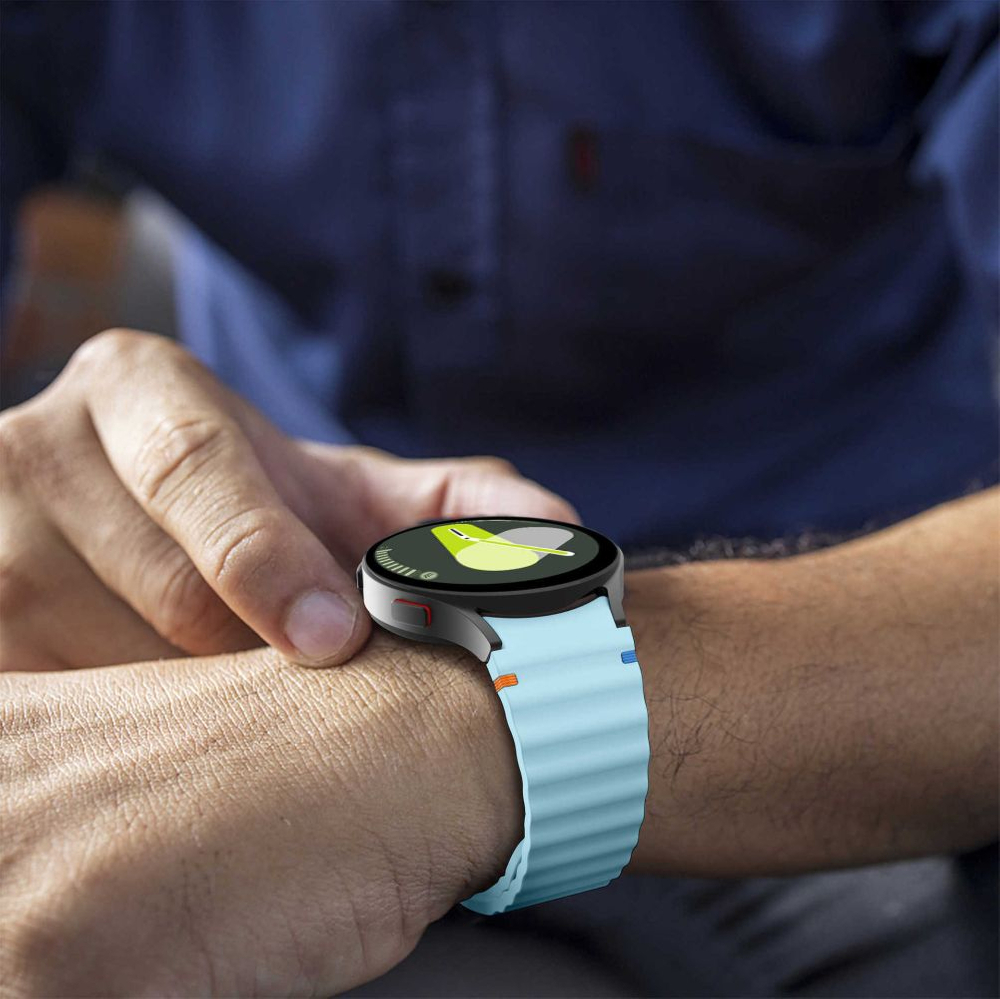 Силиконовый спортивный ремешок Tech-Protect для Samsung Galaxy Watch 4 / 5 Pro 6 7 FE -...