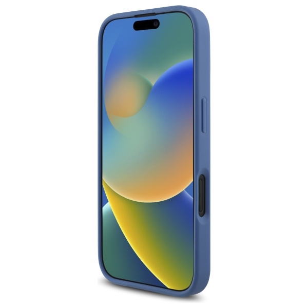 Guess 4G Big Logo case for iPhone 16 - blue
