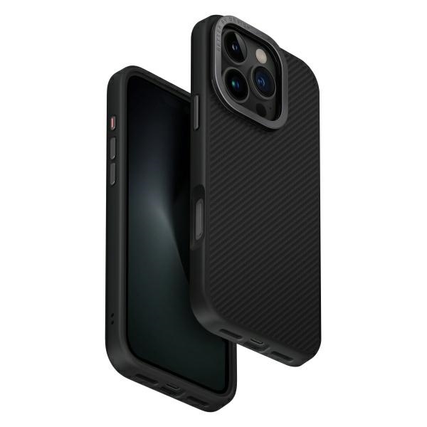 Uniq iPhone 16 Pro vāciņš Keva Max Magclick, melns