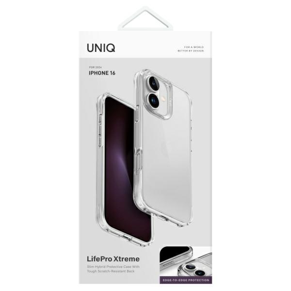 Чехол UNIQ LifePro Xtreme для iPhone 16 - прозрачный