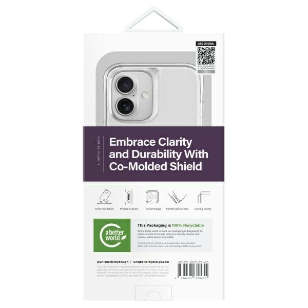 Чехол UNIQ LifePro Xtreme для iPhone 16 - прозрачный