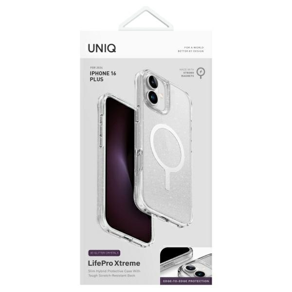 UNIQ LifePro Xtreme Magclick Charging Case iPhone 16 Plus - Clear