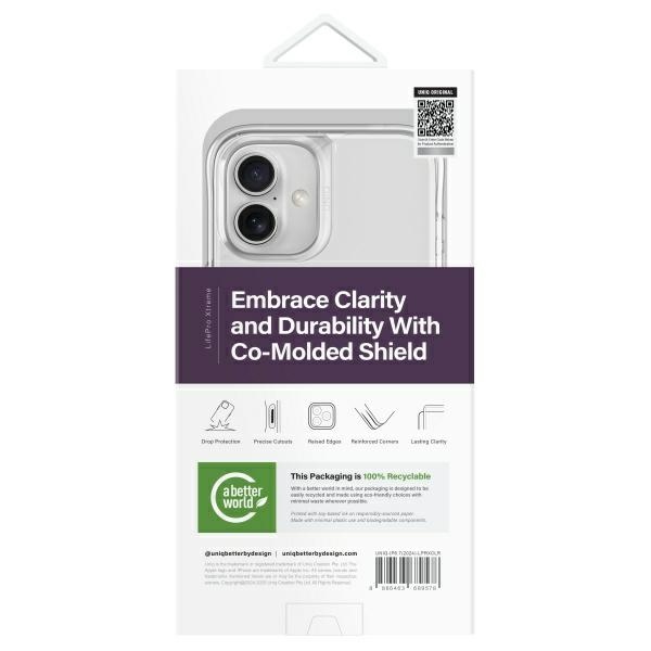 Чехол UNIQ LifePro Xtreme для iPhone 16 Plus - прозрачный