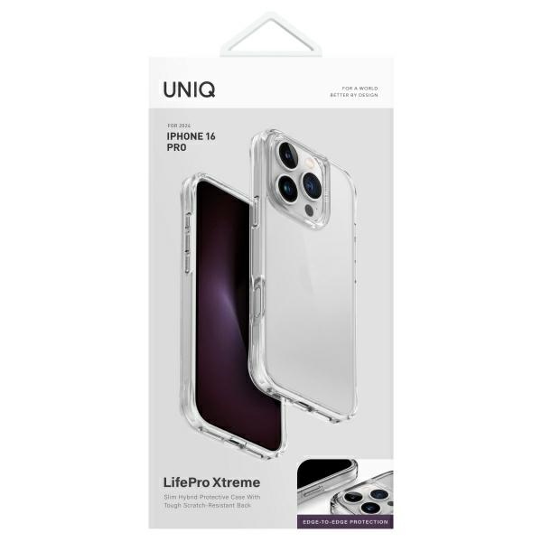 UNIQ LifePro Xtreme case for iPhone 16 Pro - transparent