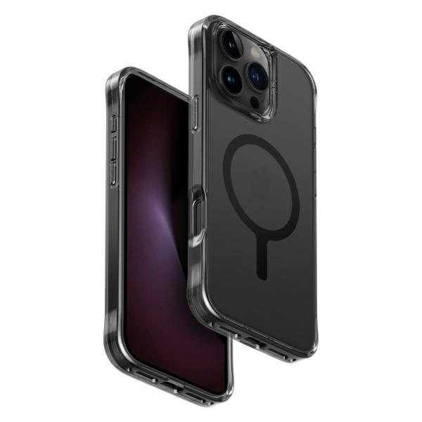 UNIQ LifePro Xtreme Magclick uzlādes futrālis iPhone 16 Pro Max - pelēks | Charging Case for gray