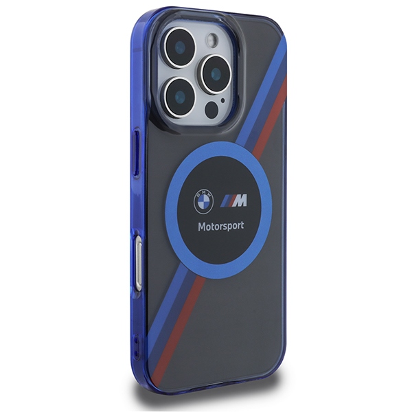 Чехол BMW Motosport IML Circle MagSafe для iPhone 16 Pro - черный
