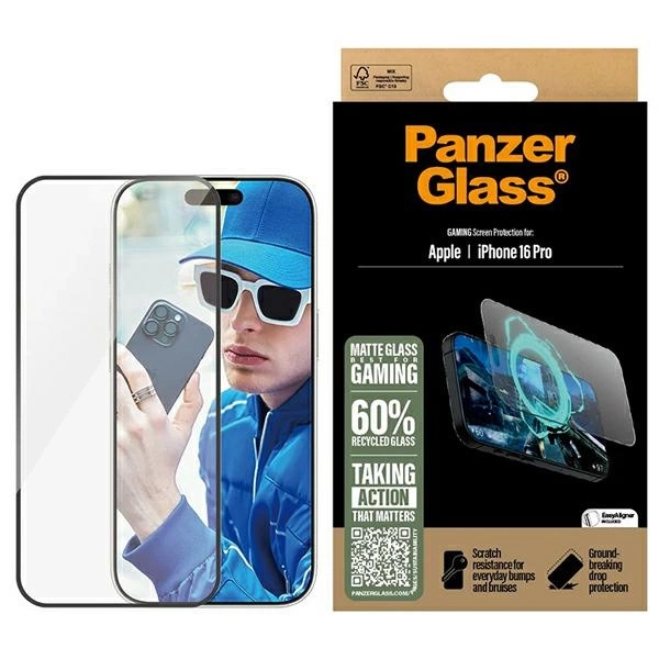 Игровая защита экрана PanzerGlass iPhone 16 Pro 6,3" Ultra-Wide Fit 2858