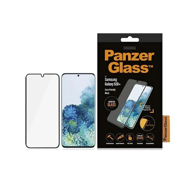 PanzerGlass biometriskais hibrīda rūdītais stikls Samsung Galaxy S20+ | Biometric Hybrid Tempered Glass for