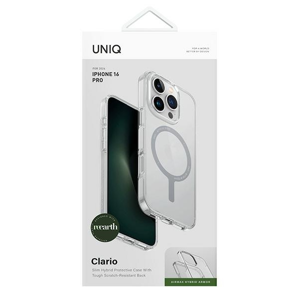Uniq Clario iPhone 16 Pro 6.3" Magclick Charging case transparent/lucent clear