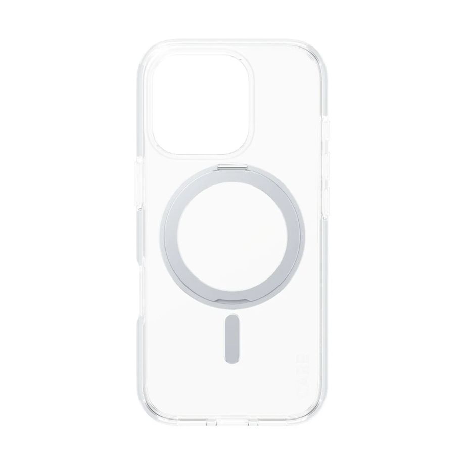 CARE by PanzerGlass Feature Kickstand Case for iPhone 16 Pro, Silver MagSafe 1326