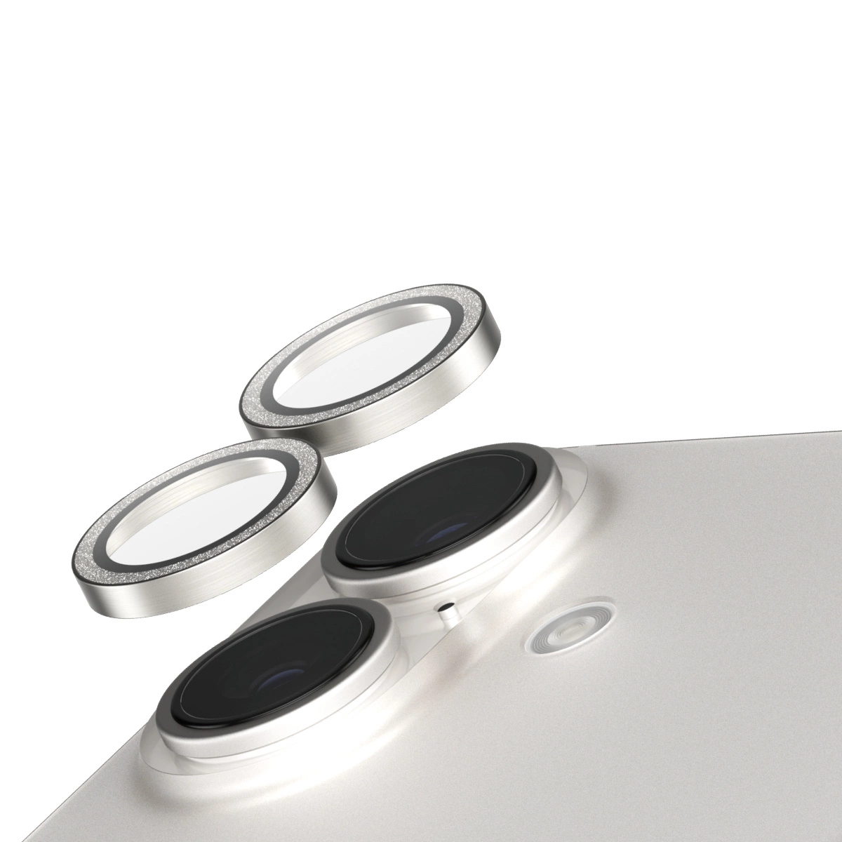 SAFE by PanzerGlass iPhone 16 6.1" / Plus 6.7" objektīva aizsargstikls sudraba/spīdīgs sudraba SAFE95892 |...
