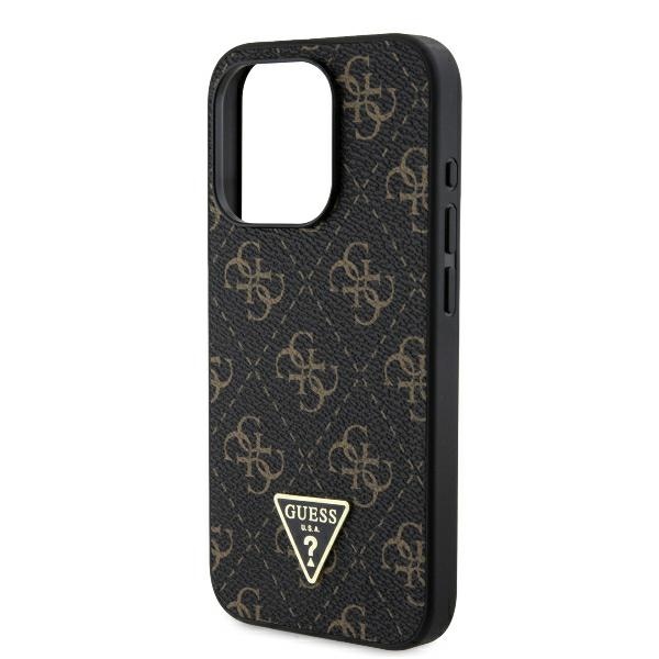 Guess iPhone 16 Pro Max Case New 4G Triangle, Black