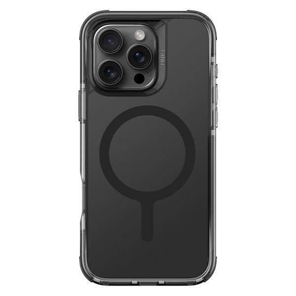 Uniq Combat iPhone 16 Pro 6.3" futrālis Magclick Charging melns/oglekļa melns | case black/carbon black