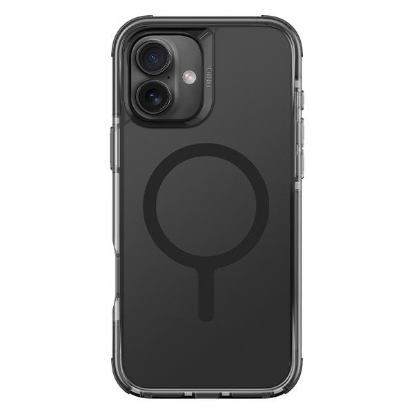 Uniq Combat iPhone 16 6.1" case Magclick Charging black/carbon black