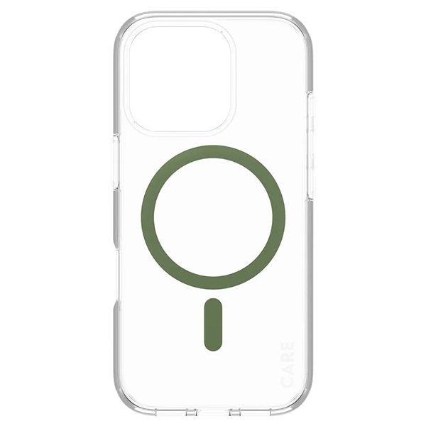 PanzerGlass iPhone 16 Pro vāciņš CARE Flagship Case, zaļš (MagSafe)