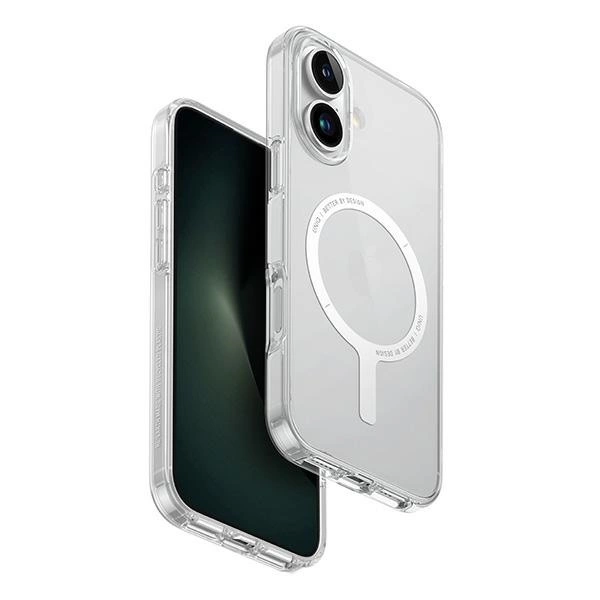Uniq Clario iPhone 16 Plus 6,7" Magclick uzlādes futrālis caurspīdīgs/caurspīdīgs caurspīdīgs | 6.7"...
