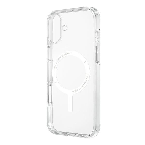 Uniq iPhone 16 vāciņš Clario Magclick Charging, caurspīdīgs