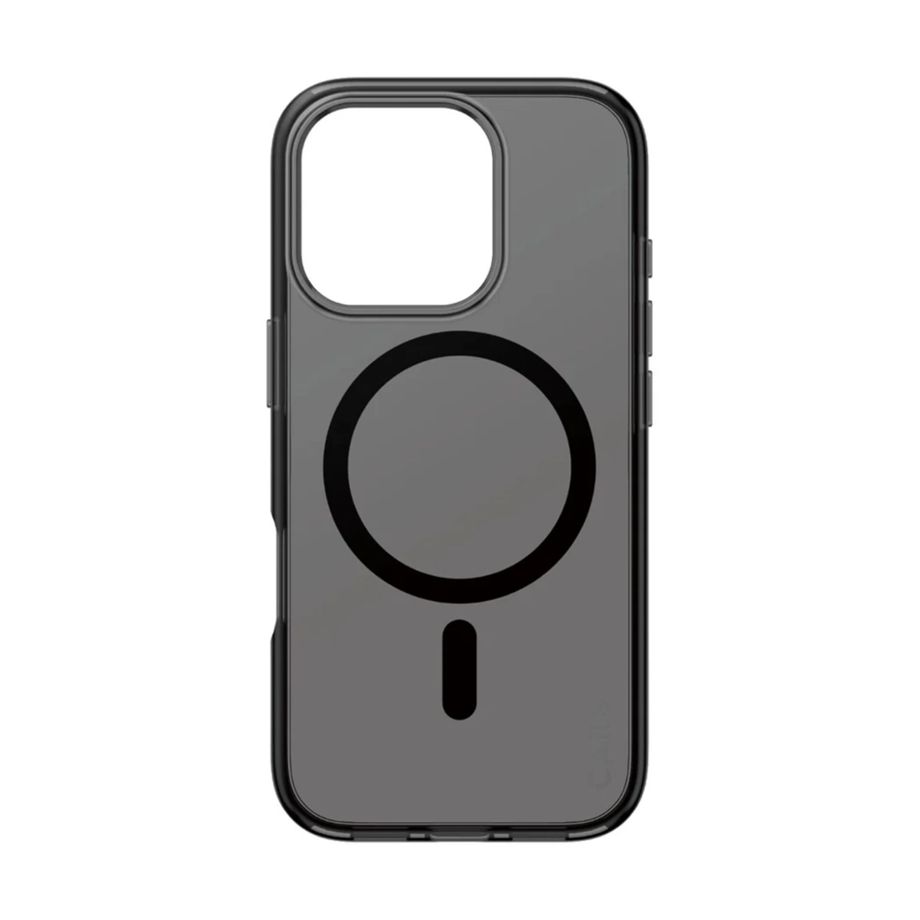 CARE by PanzerGlass Flagship vāciņš iPhone 16 Pro, MagSafe, dūmu melns