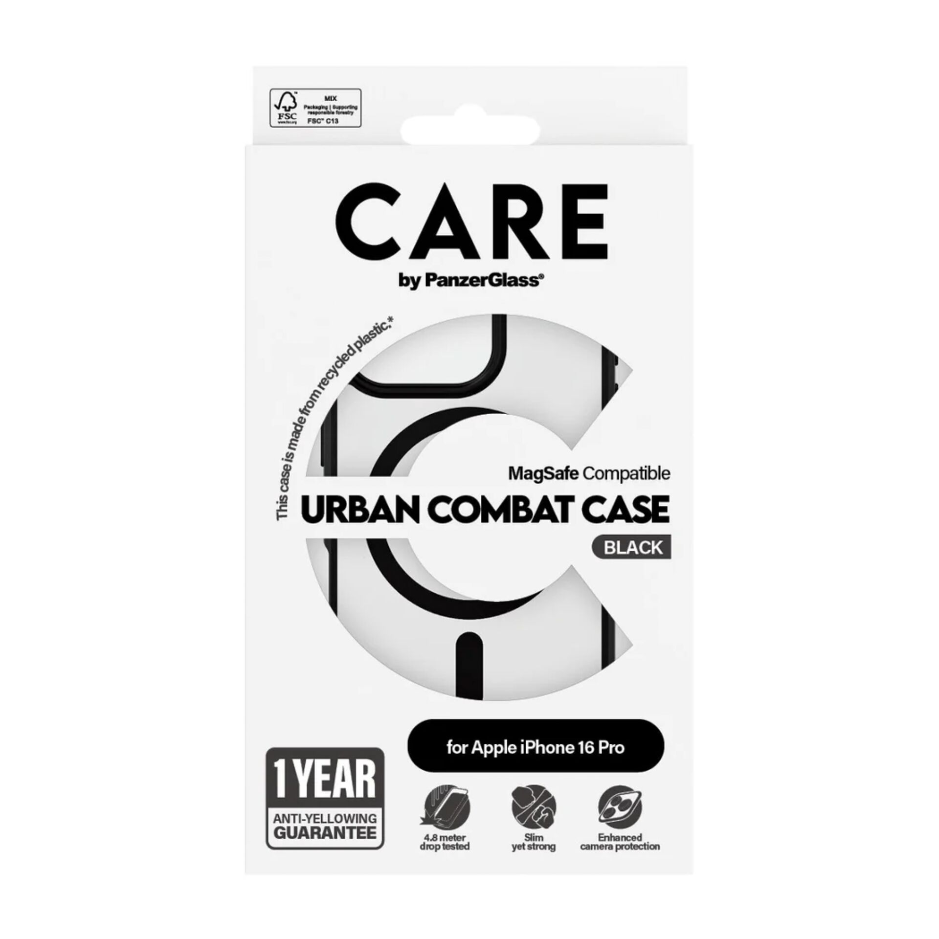Panzerglass 1358 CARE Flagship Urban vāciņš ar MagSafe iPhone 16 Pro
