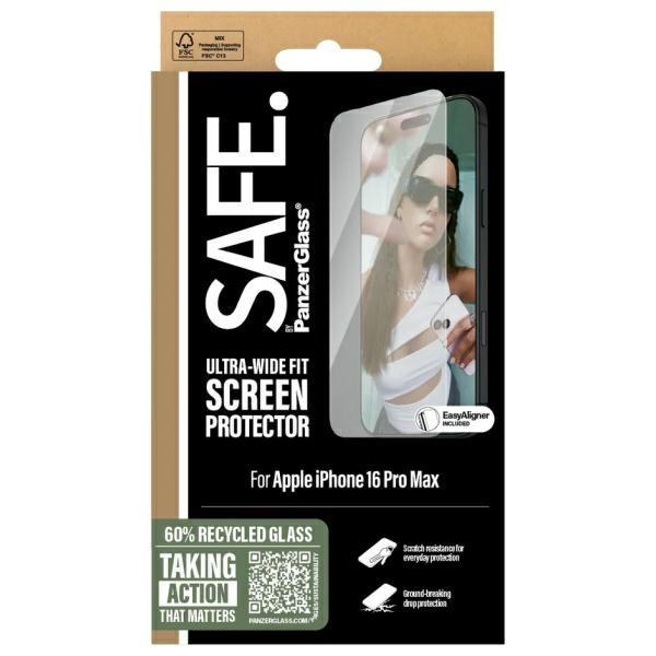 SAFE by PanzerGlass iPhone 16 Pro Max 6.9" Screen Protector Ultra-Wide Fit SAFE95878