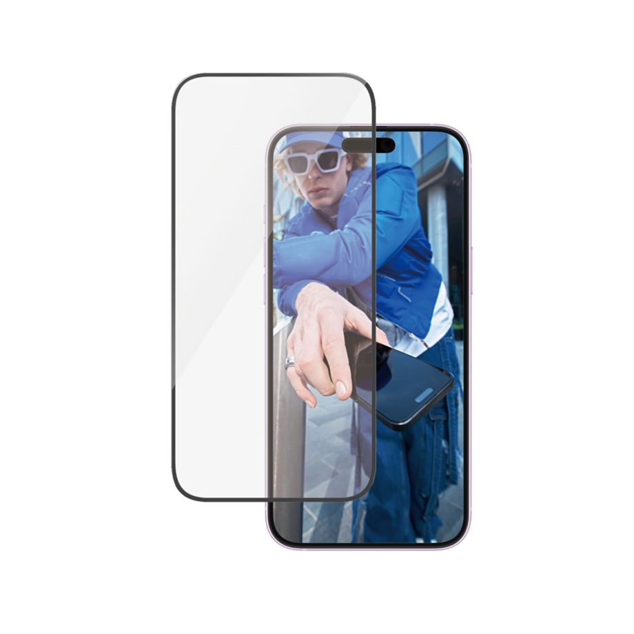 PanzerGlass iPhone 16 Plus / 15 Plus Screen Protector Ultra-Wide Fit Privacy