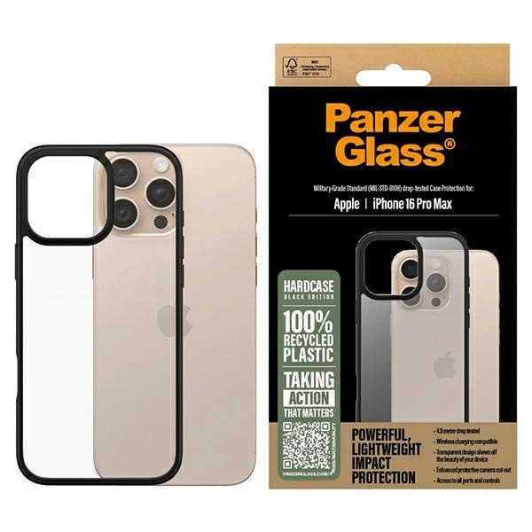 PanzerGlass HardCase iPhone 16 Pro Max 6,9" melns/ melns 1298 | 6.9" black/black