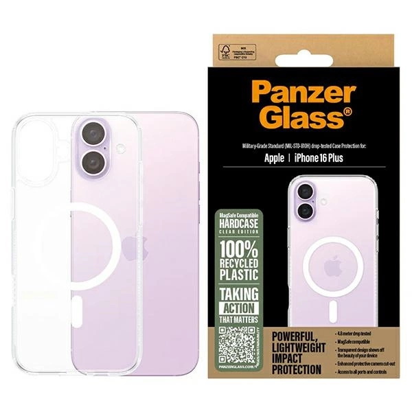 PanzerGlass HardCase iPhone 16 Plus 6,7", balts MagSafe 1293 | 6.7" white