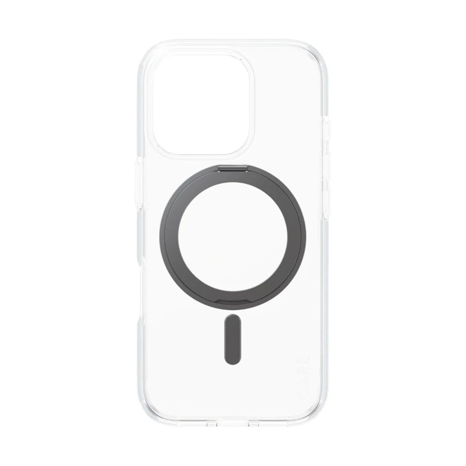PanzerGlass iPhone 16 Pro Case CARE Feature Kickstand, Black