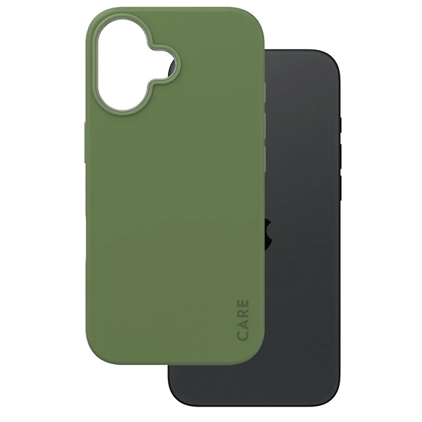 CARE by PanzerGlass iPhone 16 Case Fashion Case, Green (MagSafe)