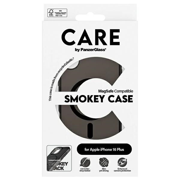 Чехол PanzerGlass для iPhone 16 Plus CARE Flagship MagSafe, дымчатый