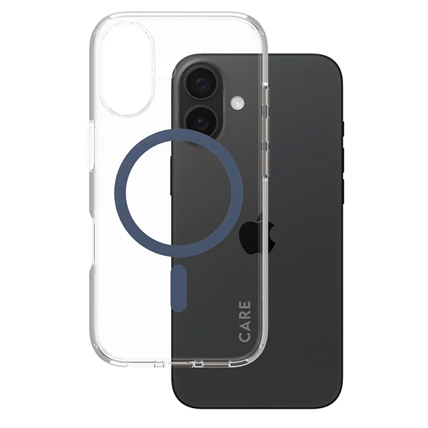 CARE by PanzerGlass Flagship Case for iPhone 16 with MagSafe, Blue
