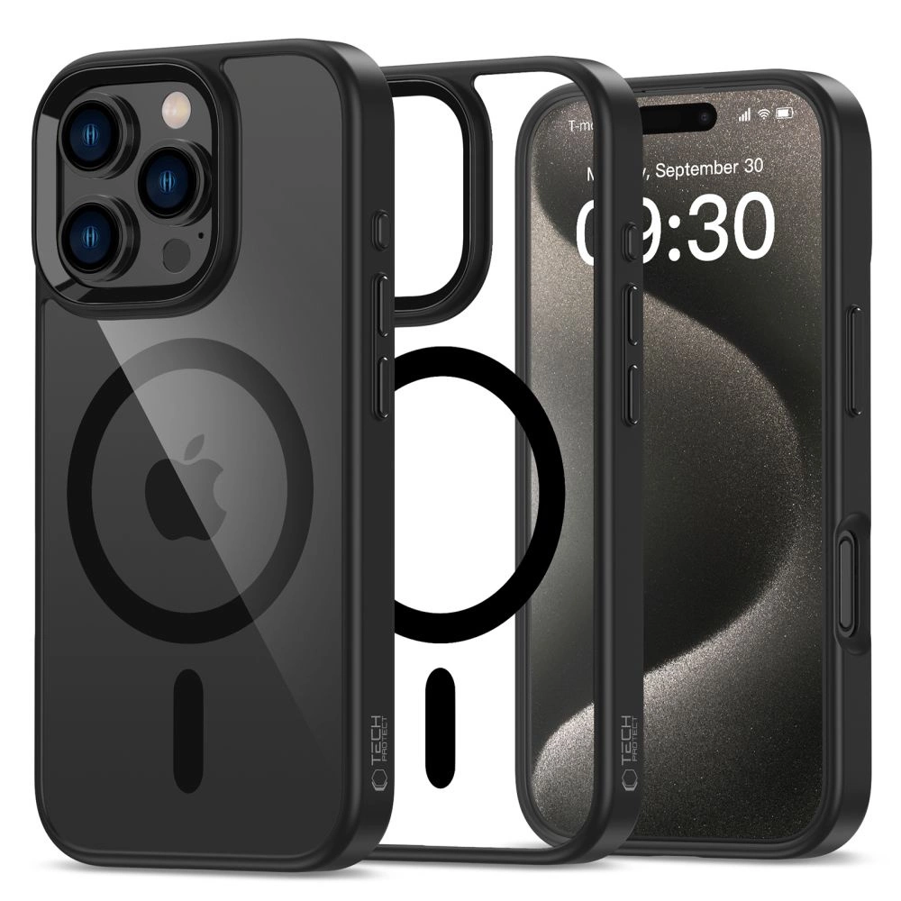Tech-Protect iPhone 16 Pro Max vāciņš MagMat MagSafe, caurspīdīgs