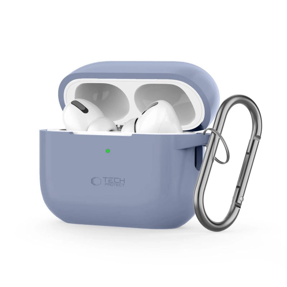 Силиконовый чехол-крючок Tech-Protect для Apple AirPods Pro 1 / 2 - синий