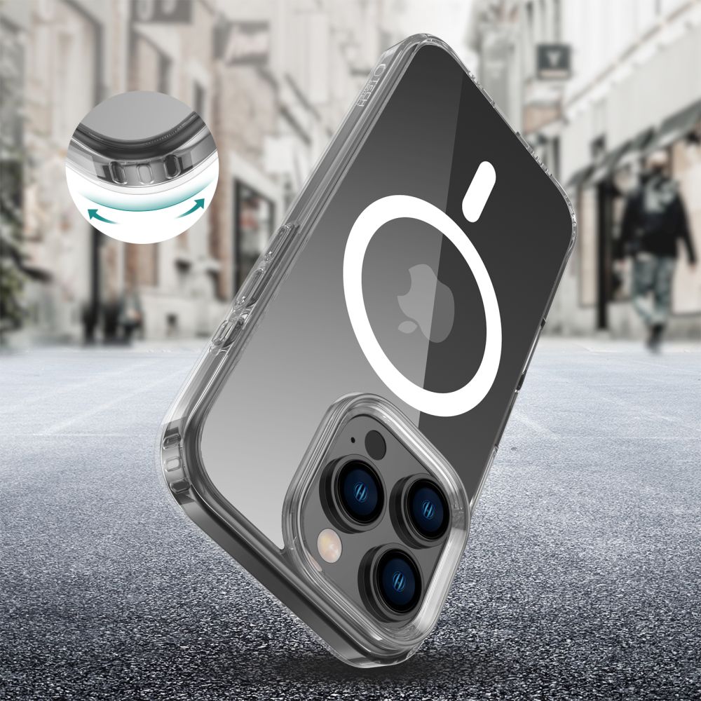 Tech-Protect iPhone 16 Pro vāciņš FlexAir Hybrid MagSafe, caurspīdīgs