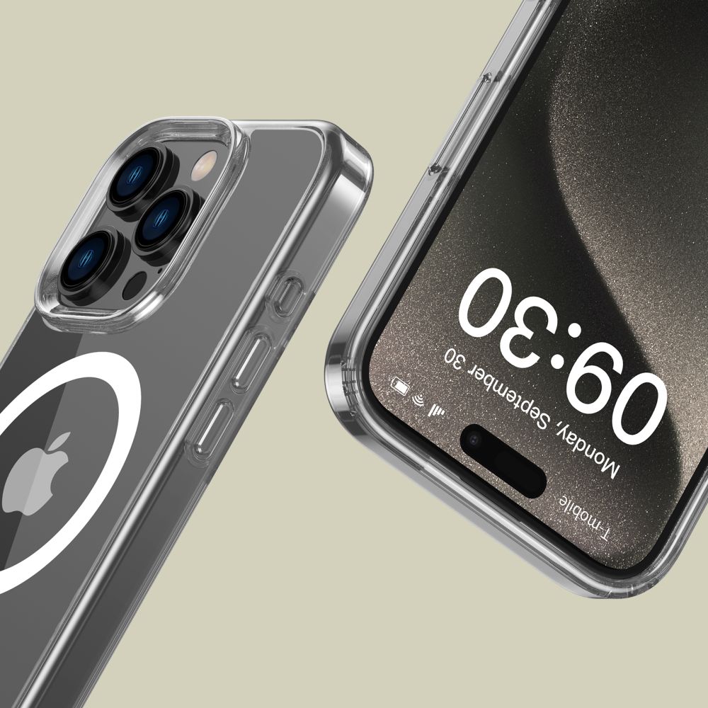 Tech-Protect iPhone 16 Pro vāciņš FlexAir Hybrid MagSafe, caurspīdīgs