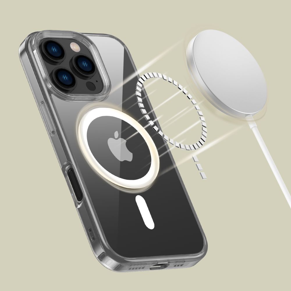 Tech-Protect iPhone 16 Pro vāciņš FlexAir Hybrid MagSafe, caurspīdīgs