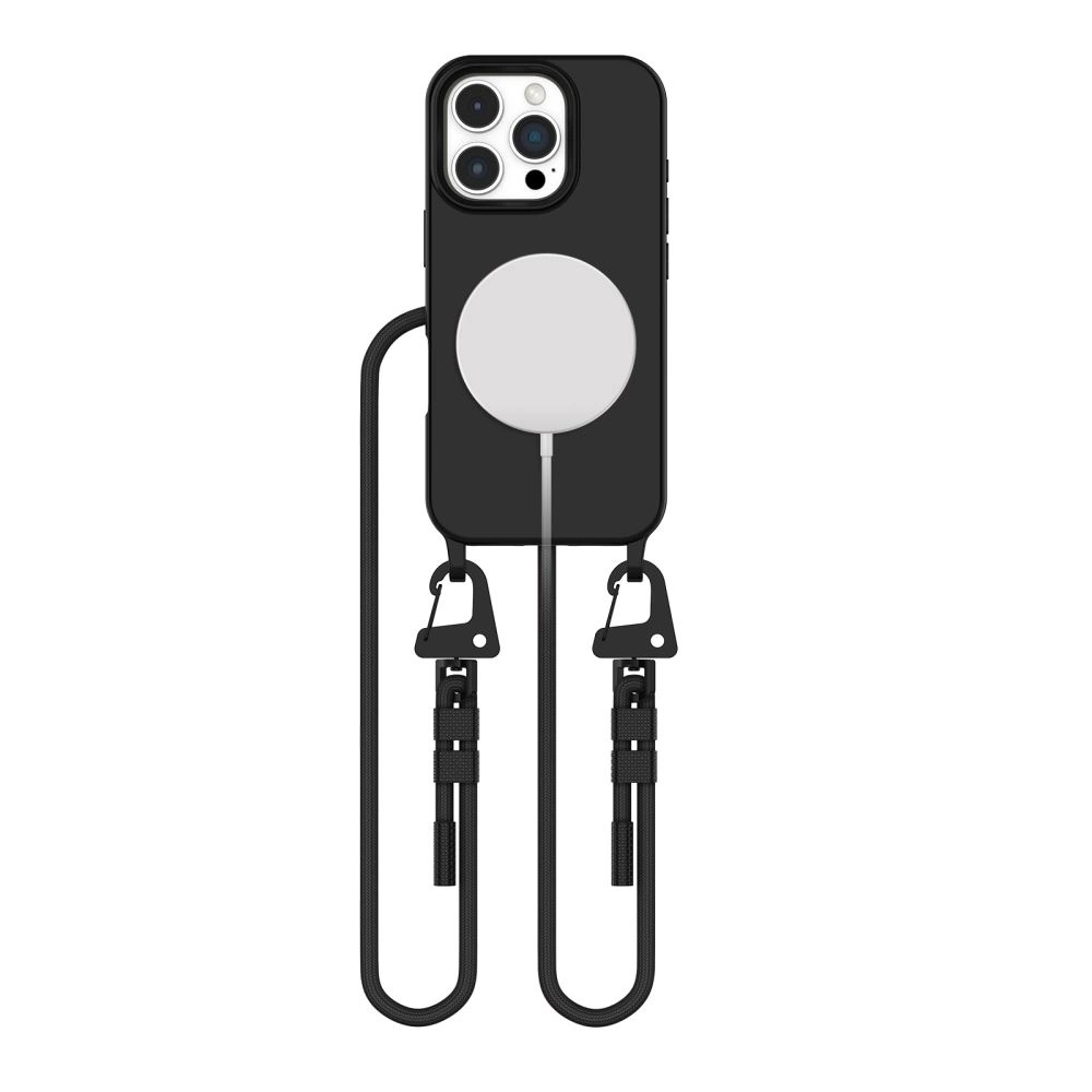 Tech-Protect iPhone 16 Pro Max vāciņš MagNecklace MagSafe, melns