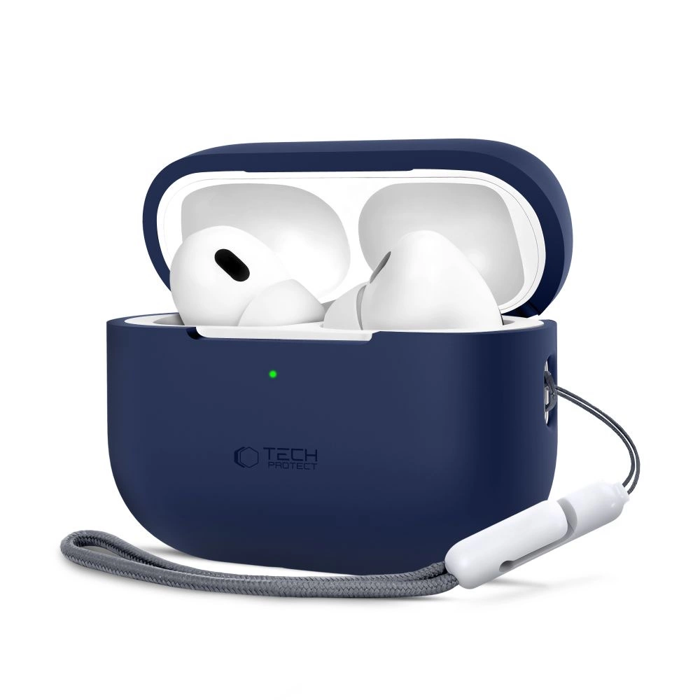 Силиконовый чехол Tech-Protect для Apple AirPods Pro 1 / 2 - синий