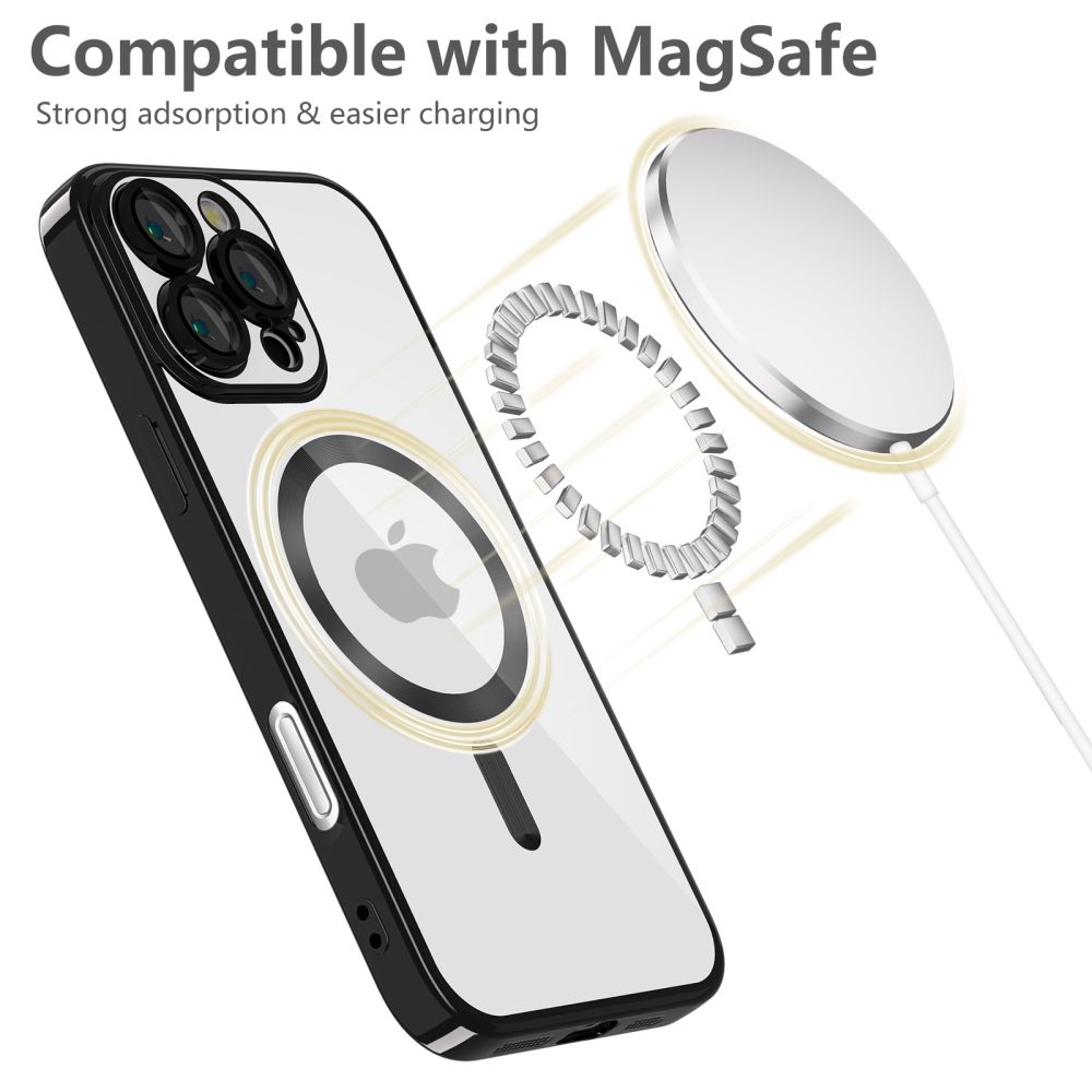 Apple iPhone 16 Pro Max 6.9\'\' Tech-Protect MagFlex MagSafe Case Cover, Black | Telefona Vāciņš Maciņš Apvalks...