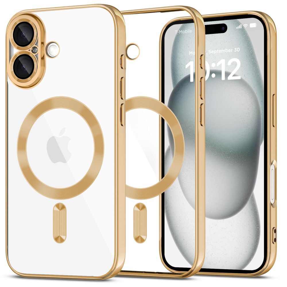 Apple iPhone 16 6.1'' Tech-Protect MagFlex MagSafe Case Cover, Gold