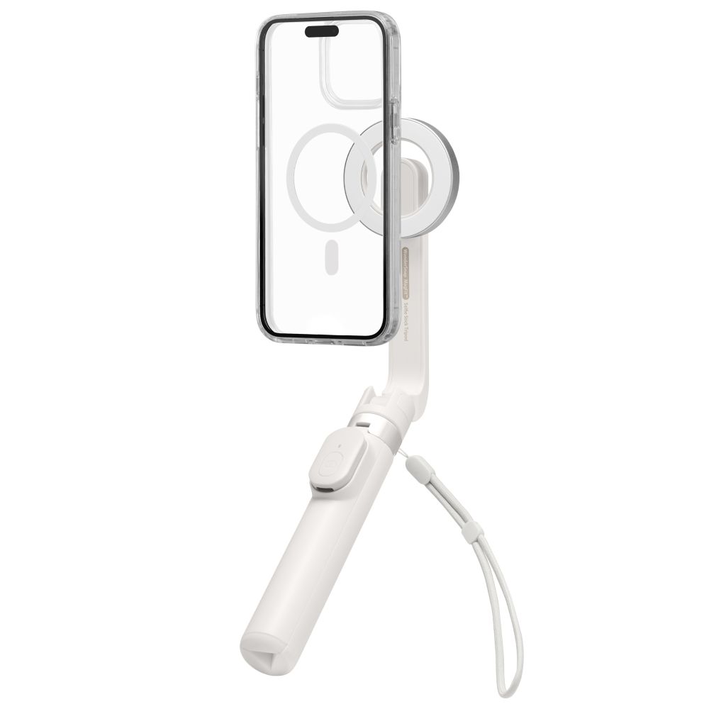 Spigen S571W MagSafe Bluetooth pašbilžu nūja ar statīvu, bēša