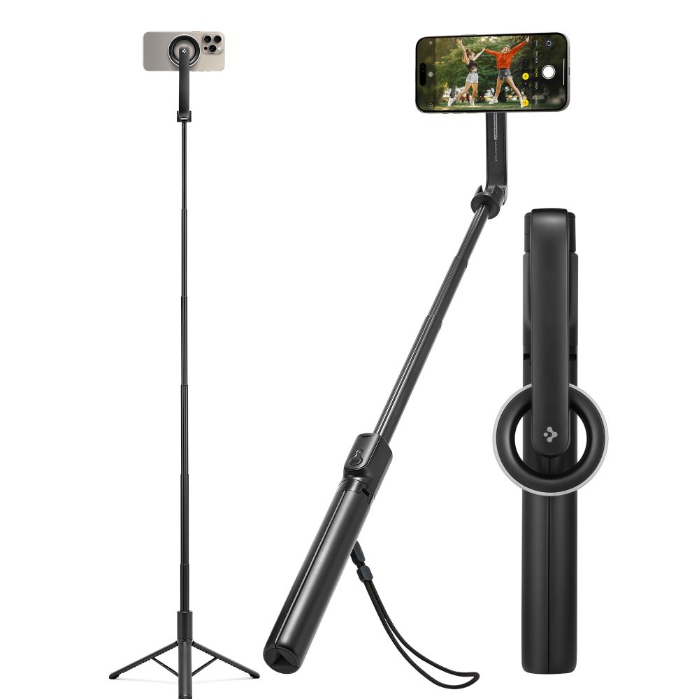 Spigen S580W MagSafe Bluetooth Selfie Stick со штативом - черный