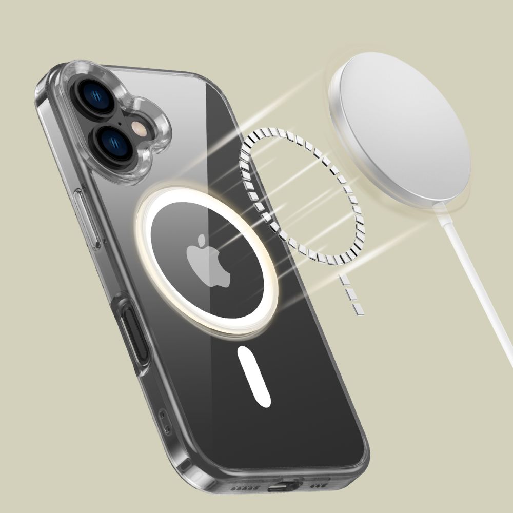 Чехол Tech-Protect для iPhone 16 FlexAir Hybrid MagSafe, прозрачный