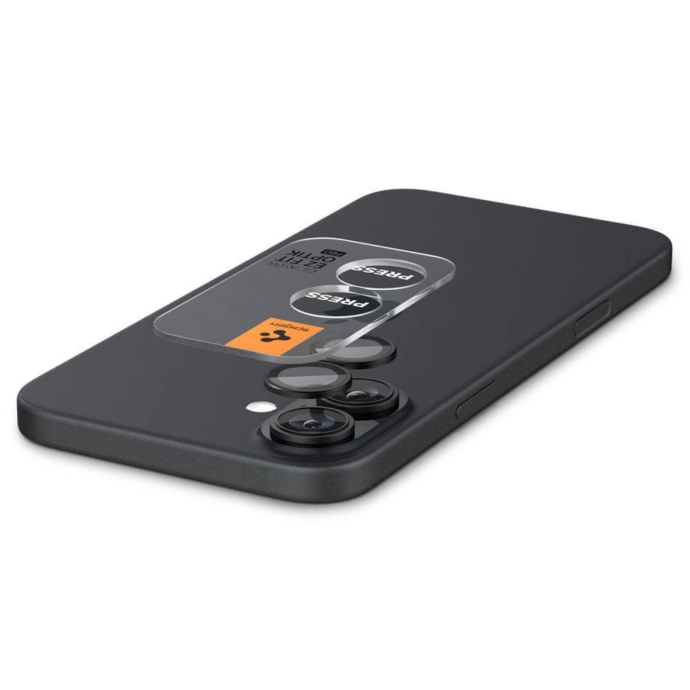 Закаленное стекло для Spigen Glass tR EZ Fit Optik Pro камеры iPhone 16 Plus (2 шт.) -...