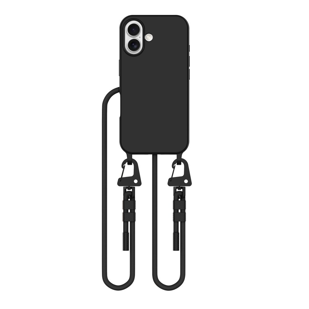 Tech-Protect iPhone 16 Case MagNecklace MagSafe, Black