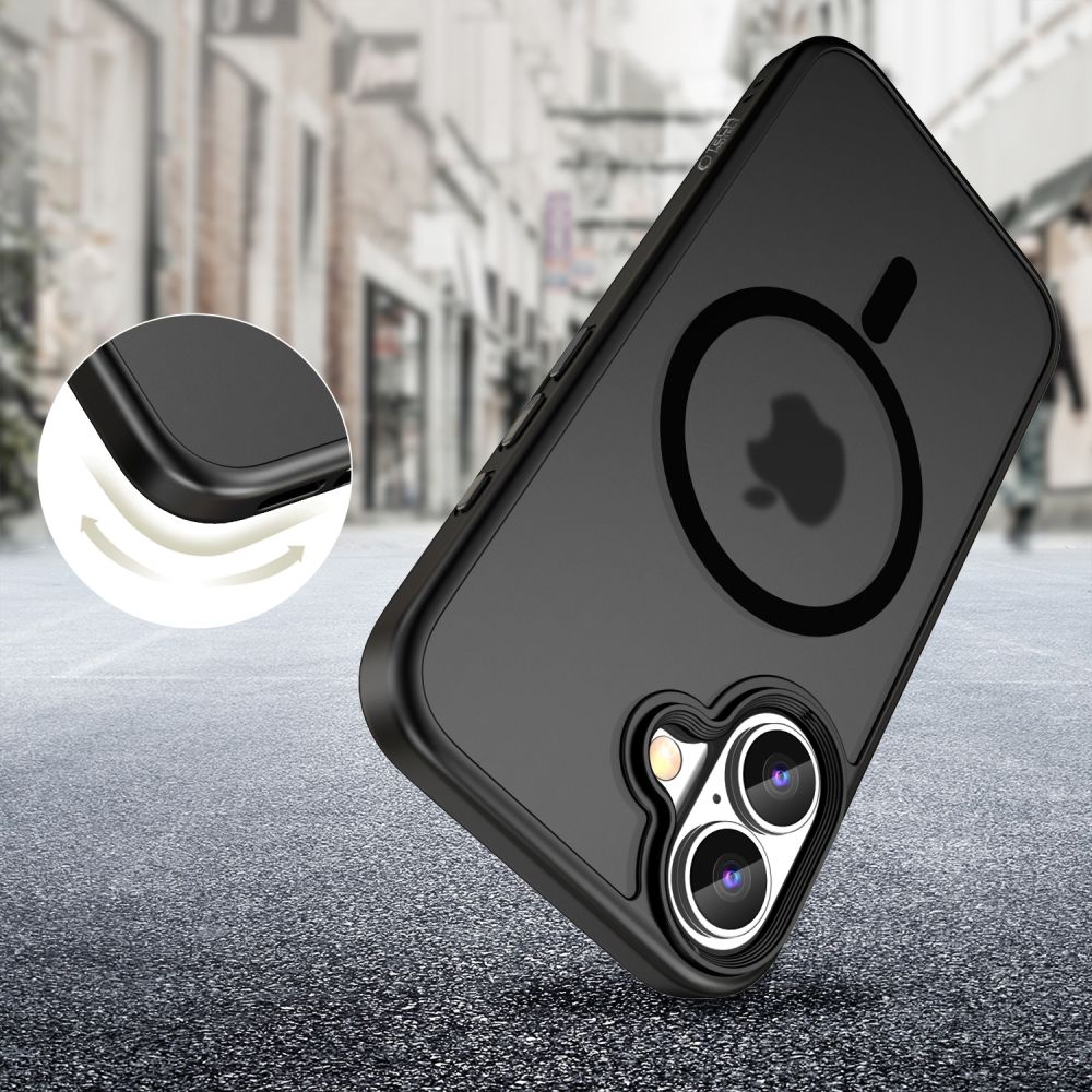 Apple iPhone 16 Plus 6.7\'\' Tech-Protect MagMat MagSafe Case Cover, Black | Telefona Vāciņš Maciņš Apvalks...